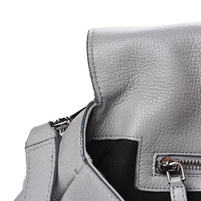 Givenchy Grained Calfskin Medium Pandora Pure Flap Bag Pearl Grey 14 of 14