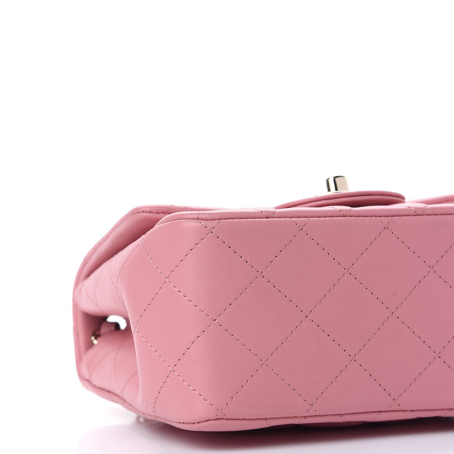 Chanel Lambskin Quilted Mini Square Flap Pink 7 of 9