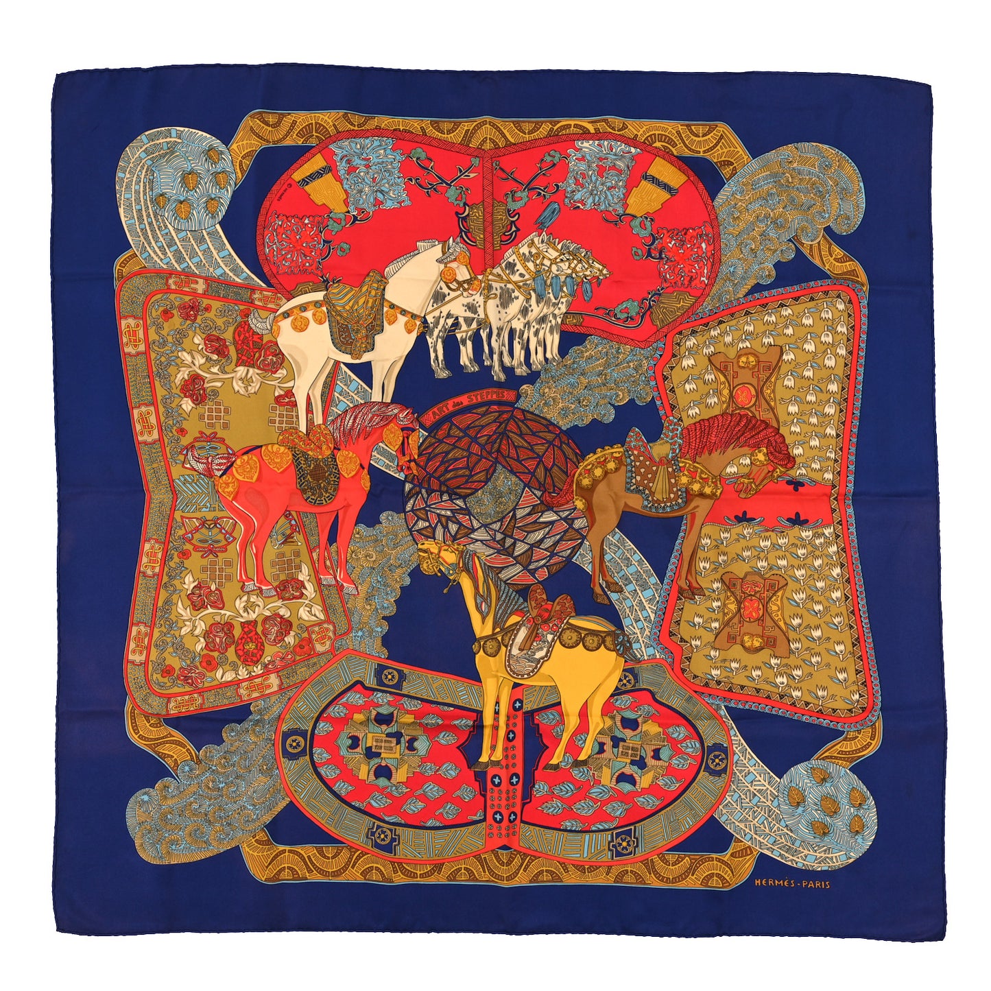 Silk Art Des Steppes Scarf 90