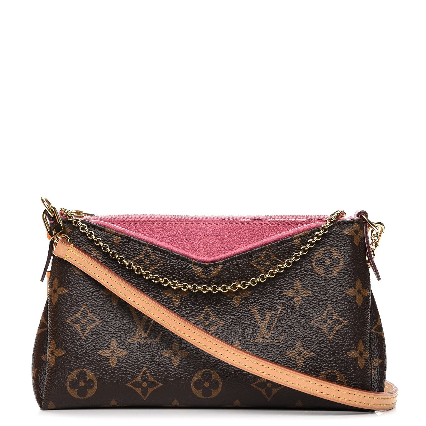 Monogram Pallas Clutch Rose Fizzy