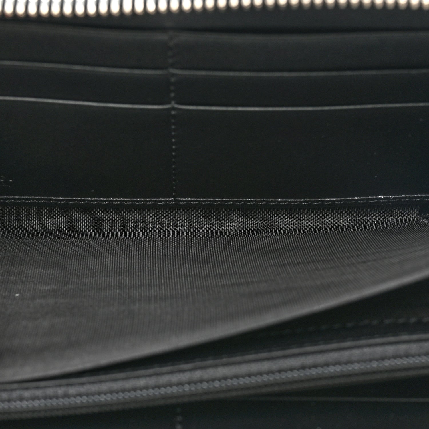 Gucci Guccissimma Signature Dorian Zip Around Wallet Black 8 of 13