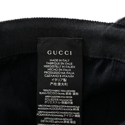 Gucci Monogram Web Baseball Hat L Black 8 of 8