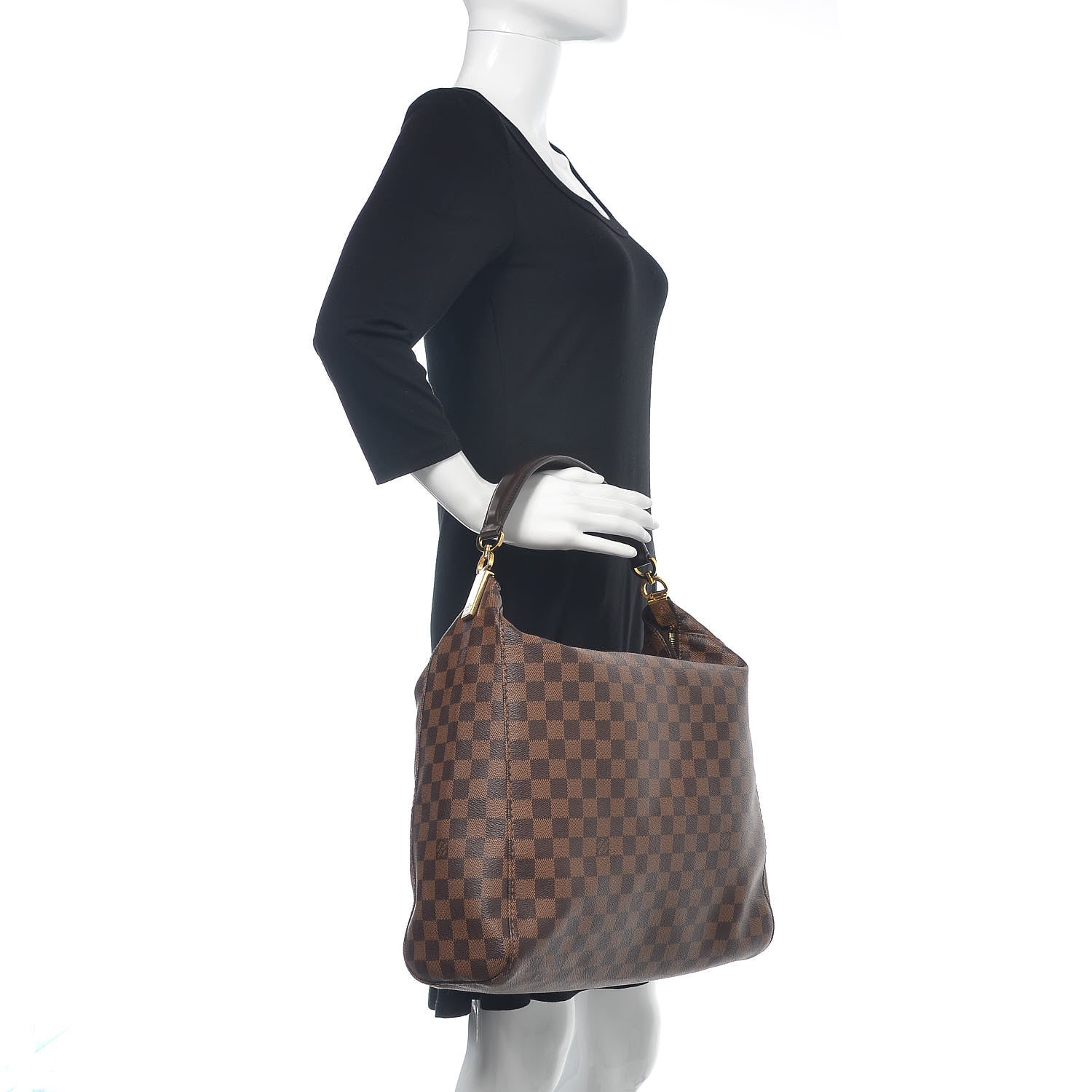 Louis Vuitton Damier Ebene Portobello GM 2 of 15