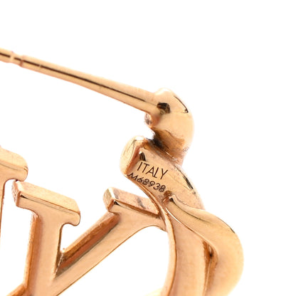 Louis Vuitton Garden Louise Hoop Earrings Gold 4 of 4