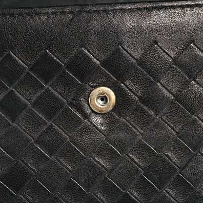 Bottega Veneta Nappa Intrecciato Continental Flap Wallet Black 8 of 10