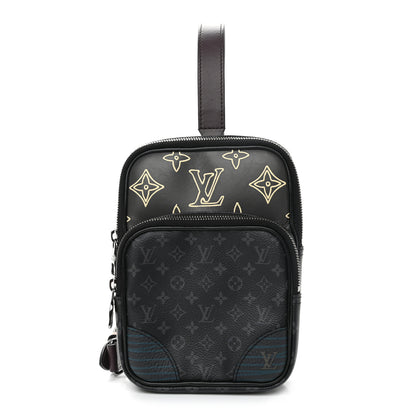 Louis Vuitton Monogram Eclipse Patchwork Amazone Sling Bag 1 of 13