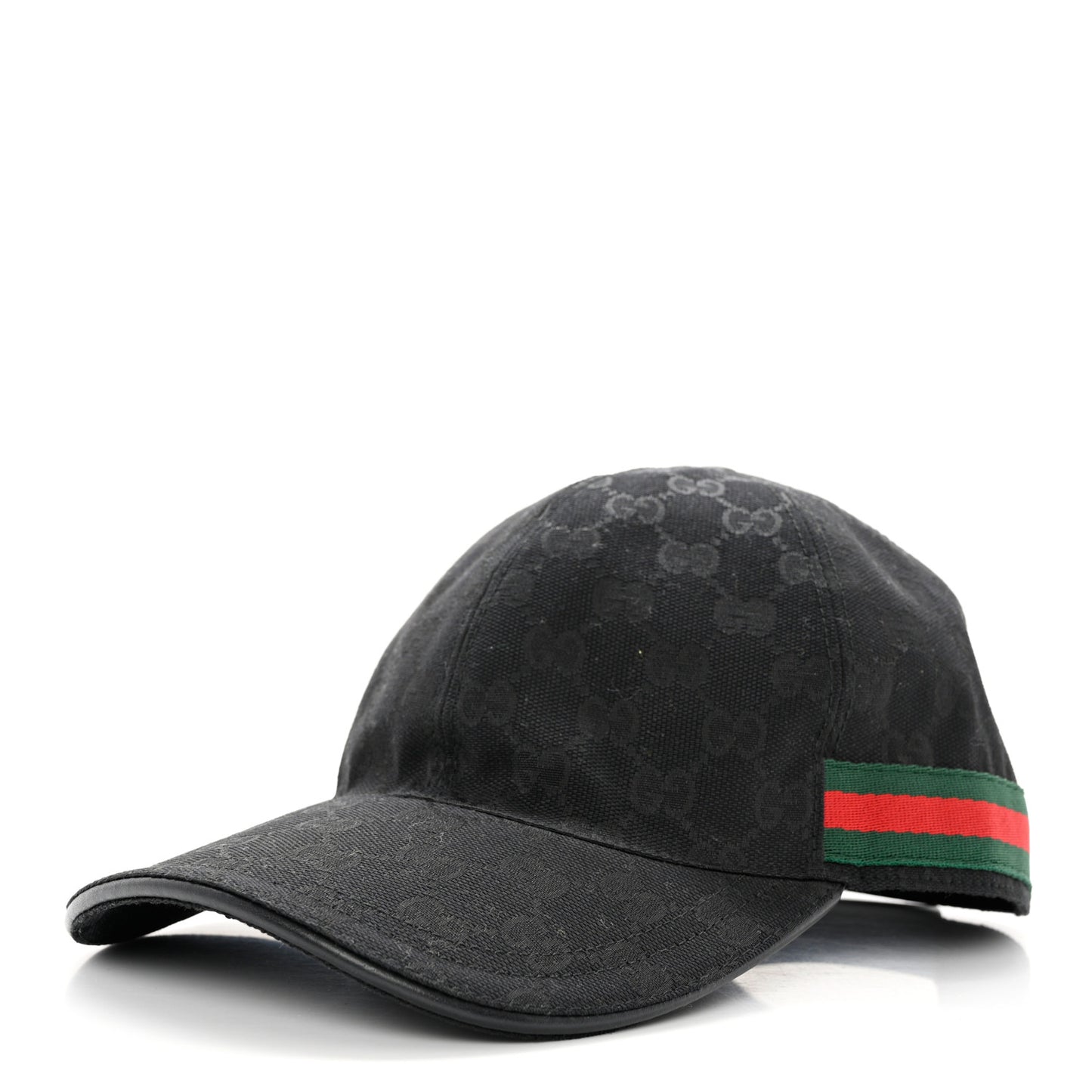 Monogram Web Baseball Hat L Black