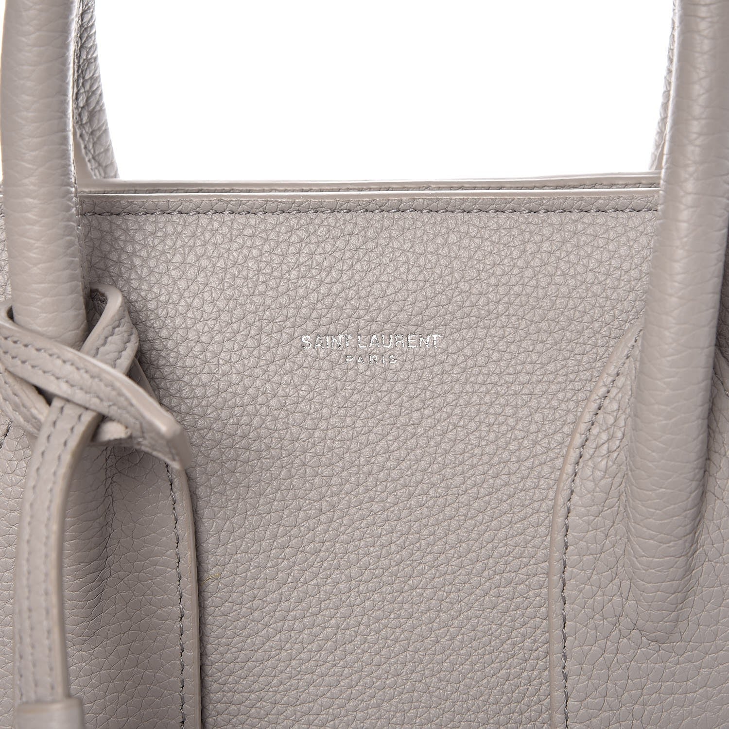 Saint Laurent Grained Calfskin Small Supple Sac De Jour Souris 7 of 18