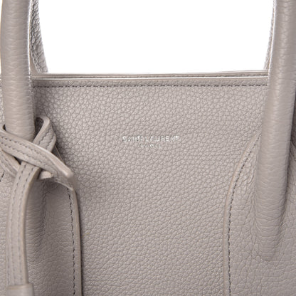 Saint Laurent Grained Calfskin Small Supple Sac De Jour Souris 7 of 18