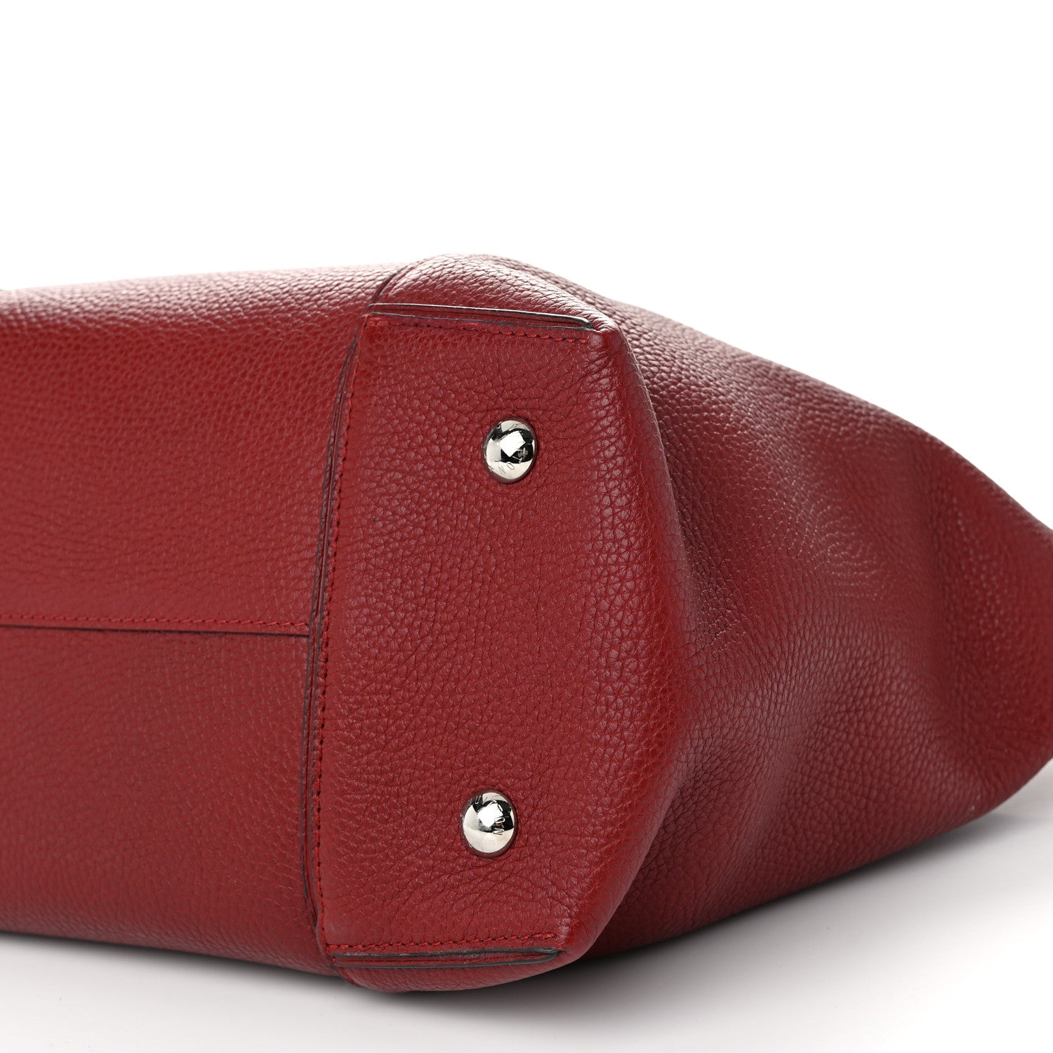 Louis Vuitton Veau Cachemire Soft Lockit MM Griotte 9 of 9