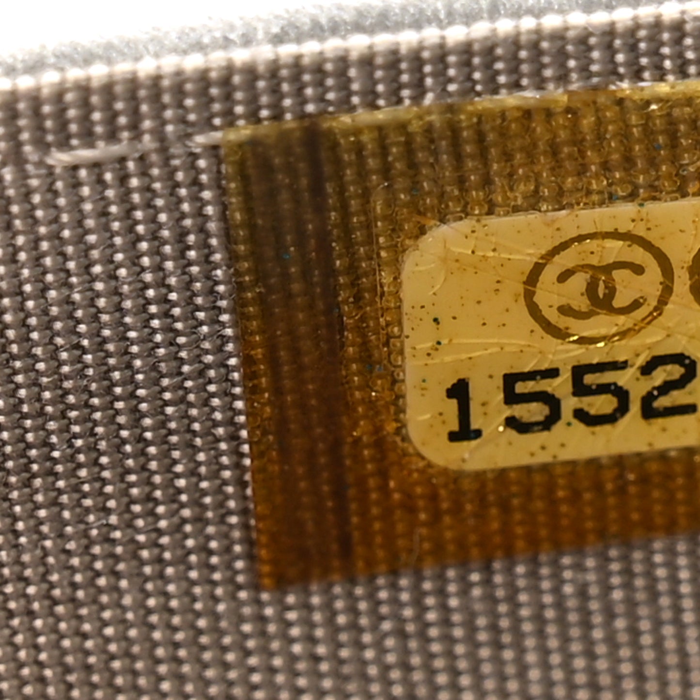 Metallic Aged Calfskin Quilted Wallet on Chain WOC Silver