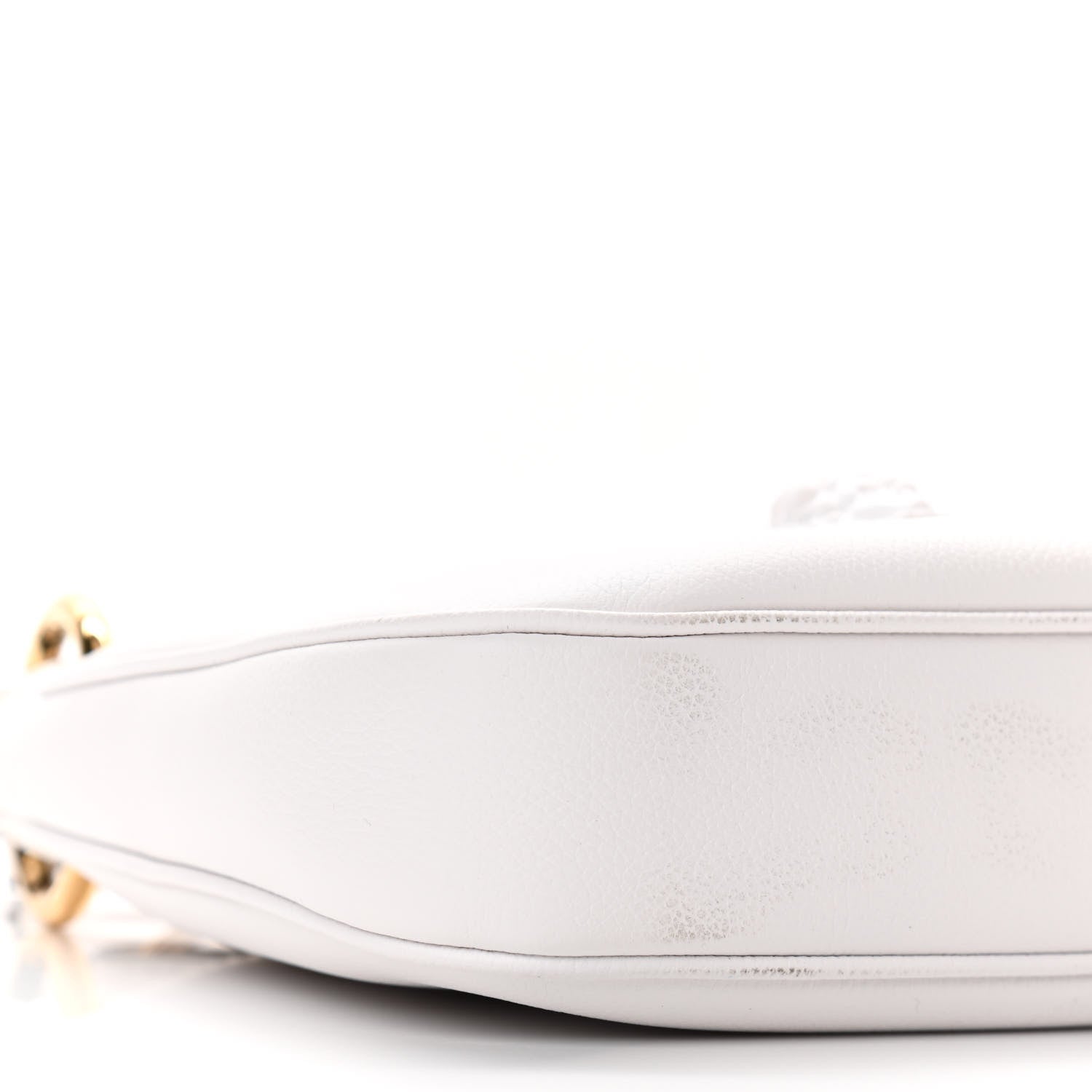Versace Calfskin La Medusa Small Hobo Crossbody Optical White 8 of 10