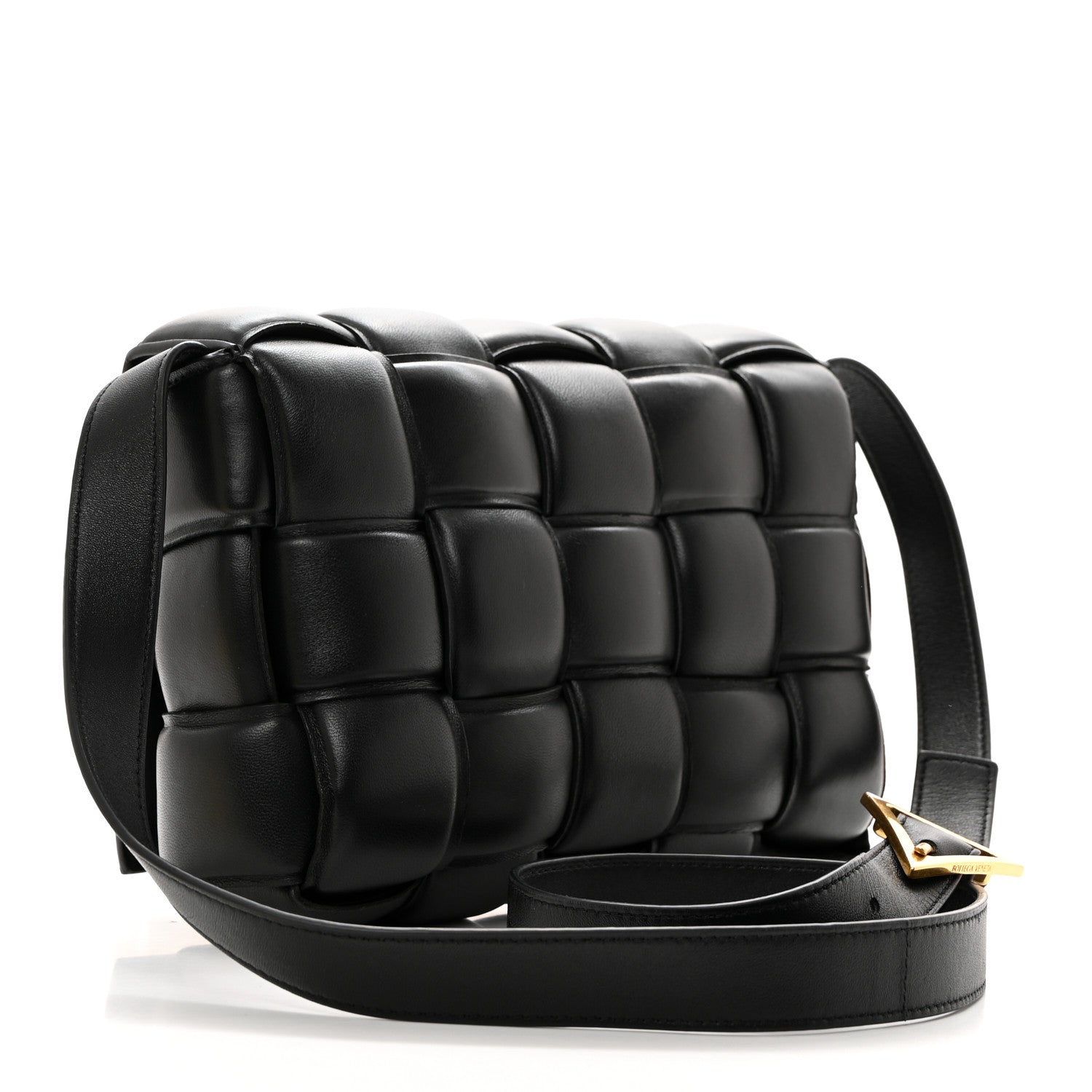 Bottega Veneta Nappa Maxi Intreccio Padded Cassette Crossbody Bag Black 2 of 10