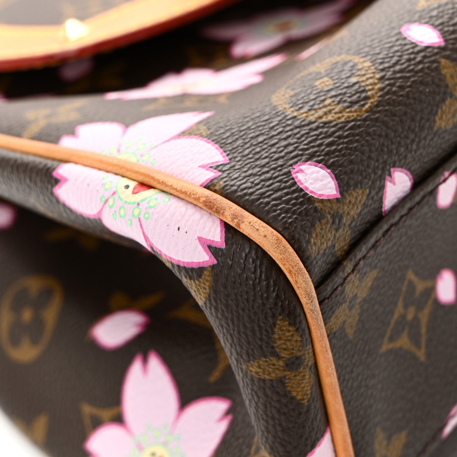 Louis Vuitton Monogram Cherry Blossom Sac Retro Bag Brown 10 of 11
