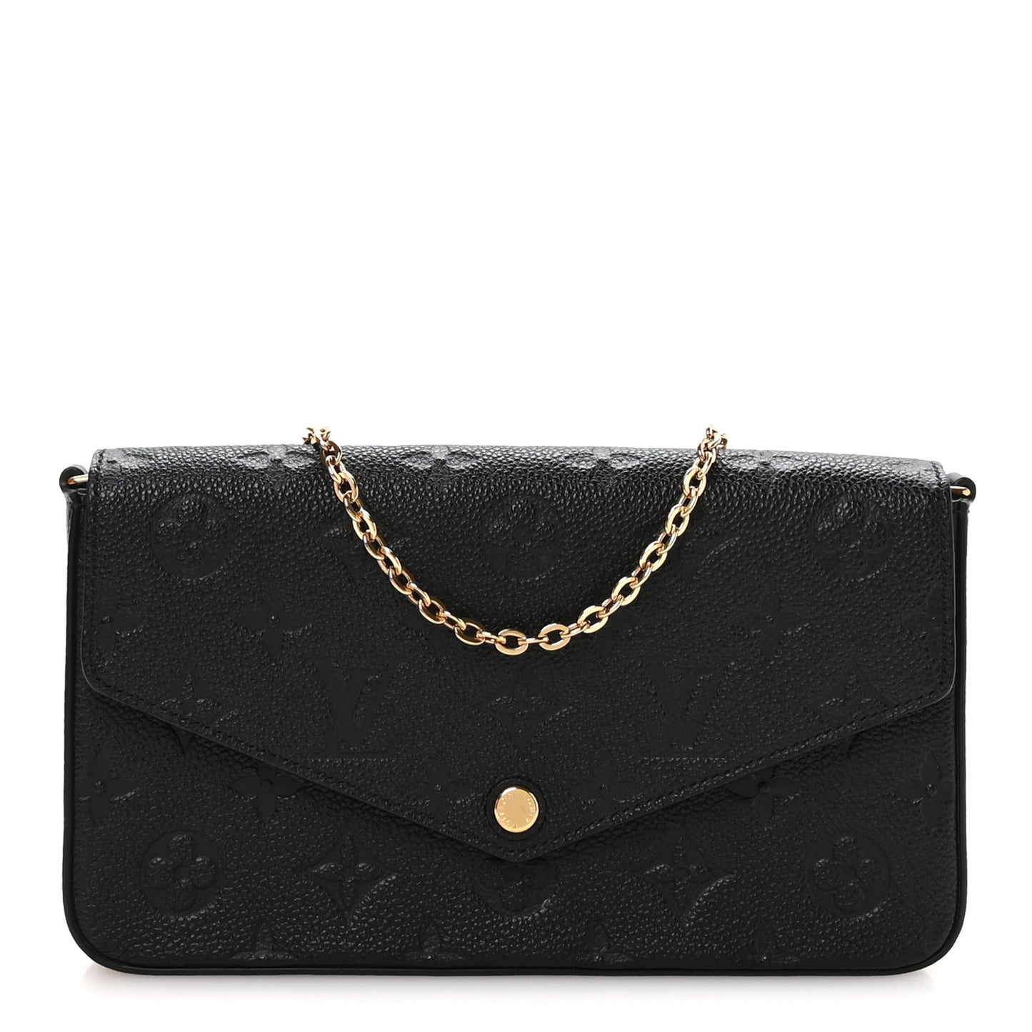 Empreinte Pochette Felicie Chain Wallet Black