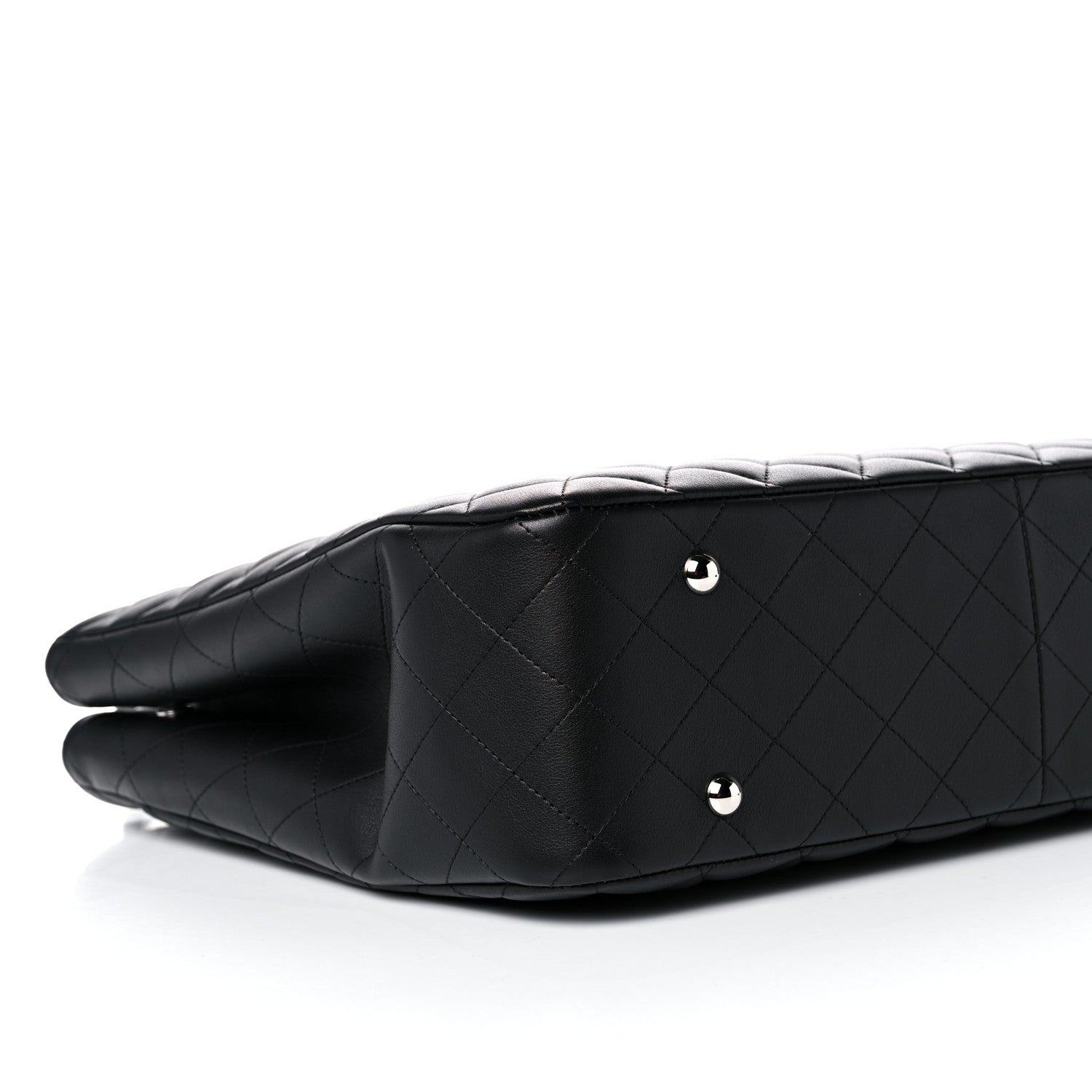 Chanel Calfskin Quilted Large Classic Shopping Tote Black 8 of 10