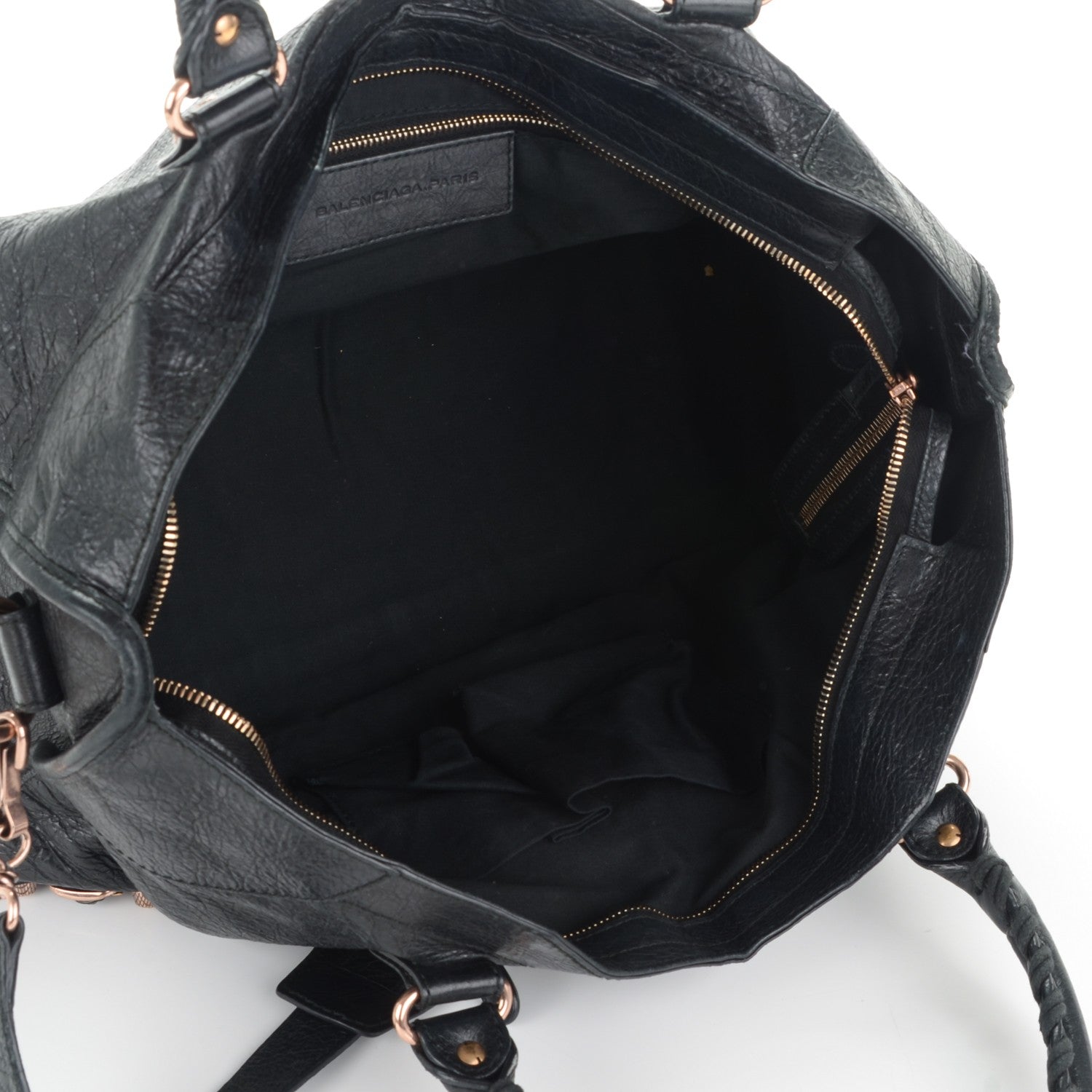 Balenciaga Agneau Giant 12 Rose Gold Hardware Part Time Black 6 of 12