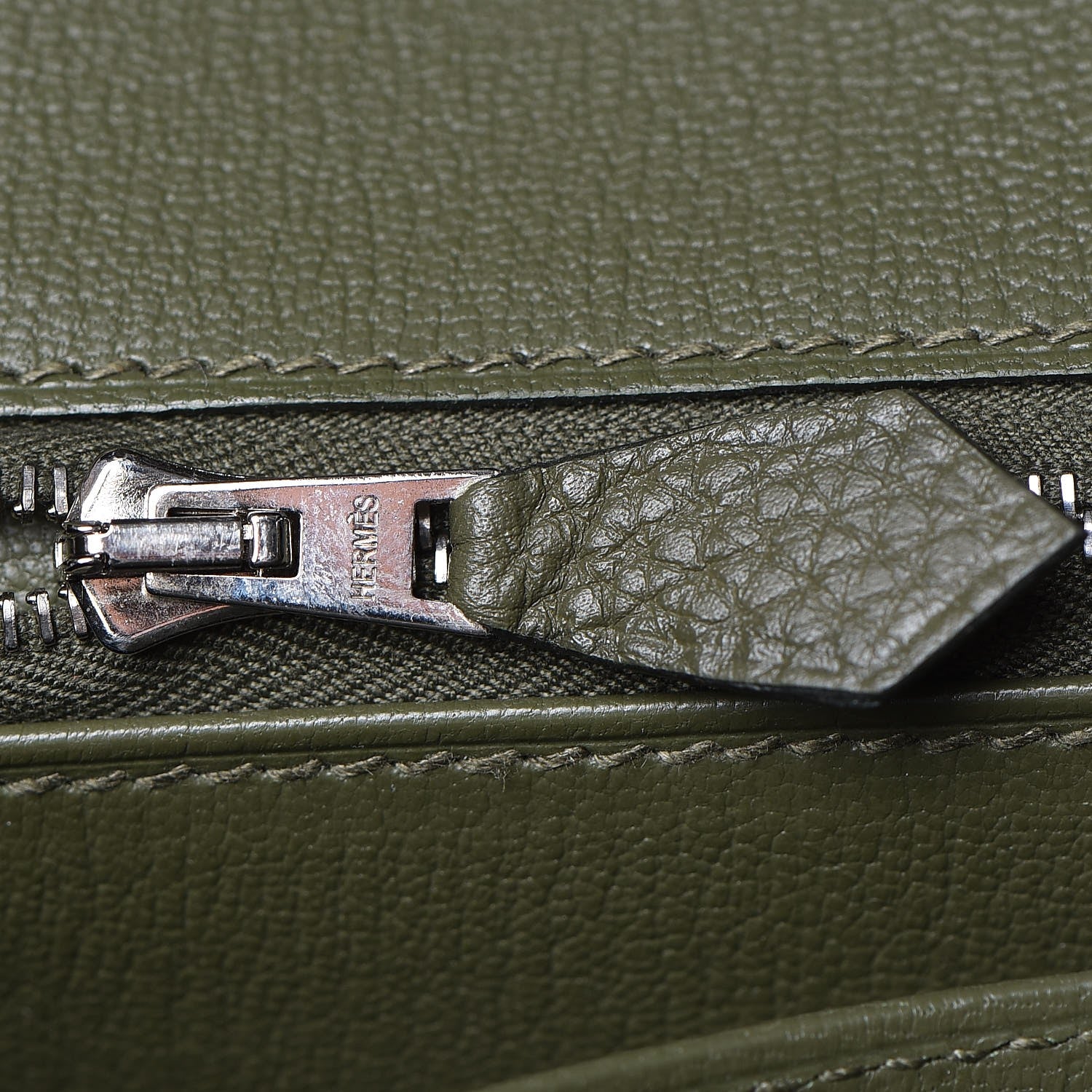 Hermes Togo Birkin 35 Vert Olive 20 of 32