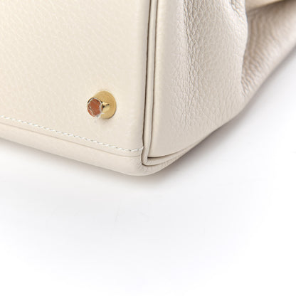 Hermes Taurillon Clemence Kelly Retourne 28 Craie 44 of 46