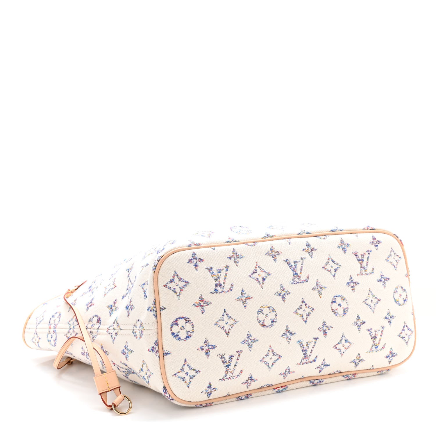 Louis Vuitton Monogram Jacquard Neverfull MM Multicolor Beige 5 of 10