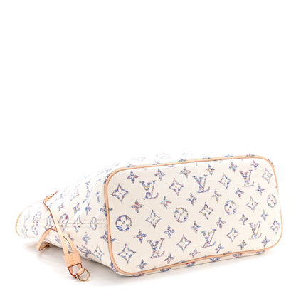 Louis Vuitton Monogram Jacquard Neverfull MM Multicolor Beige 5 of 10