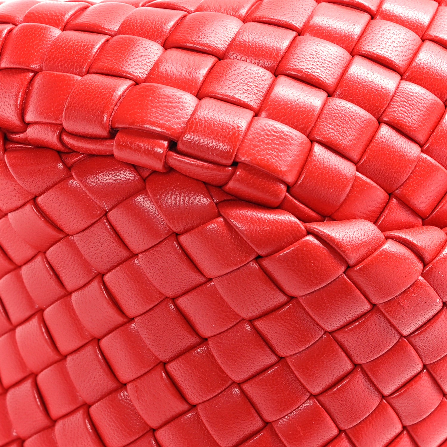 Bottega Veneta Nappa Intrecciato Mini Padded Jodie Red 9 of 10