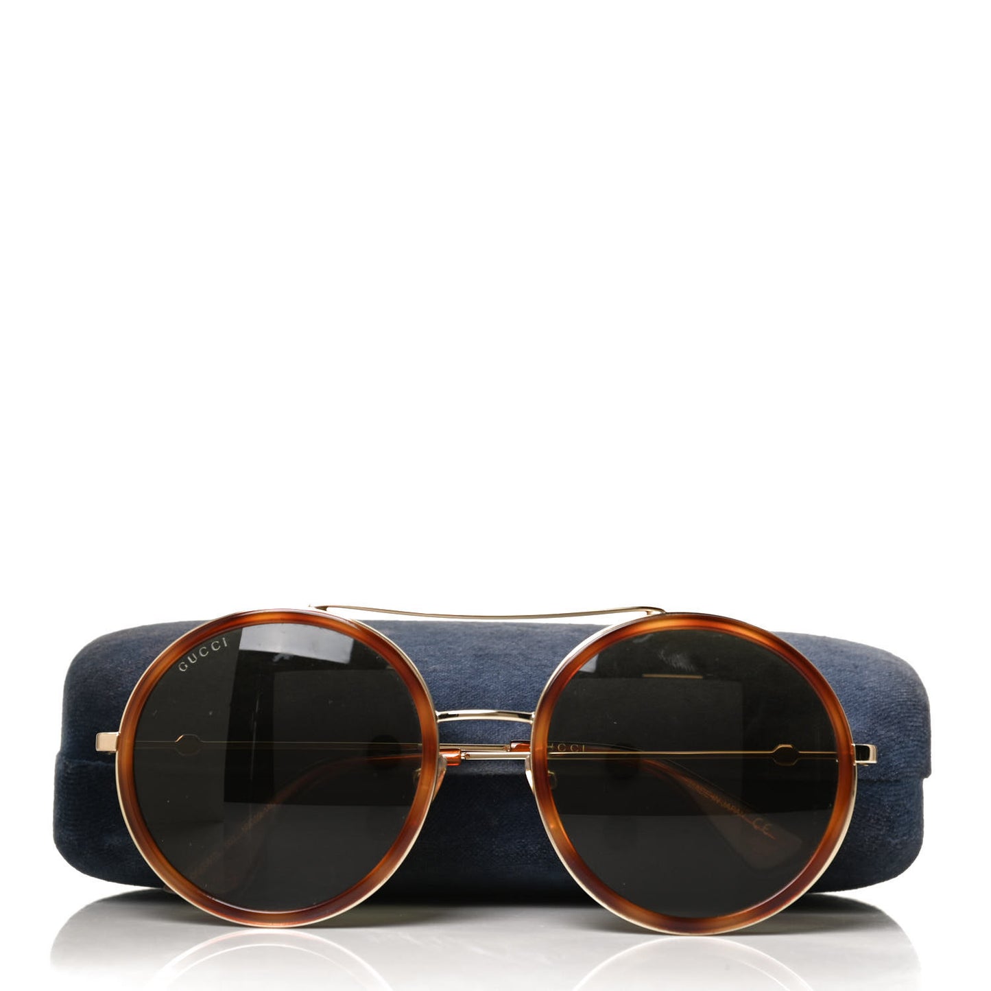 Round Sunglasses GG0061S Tortoise