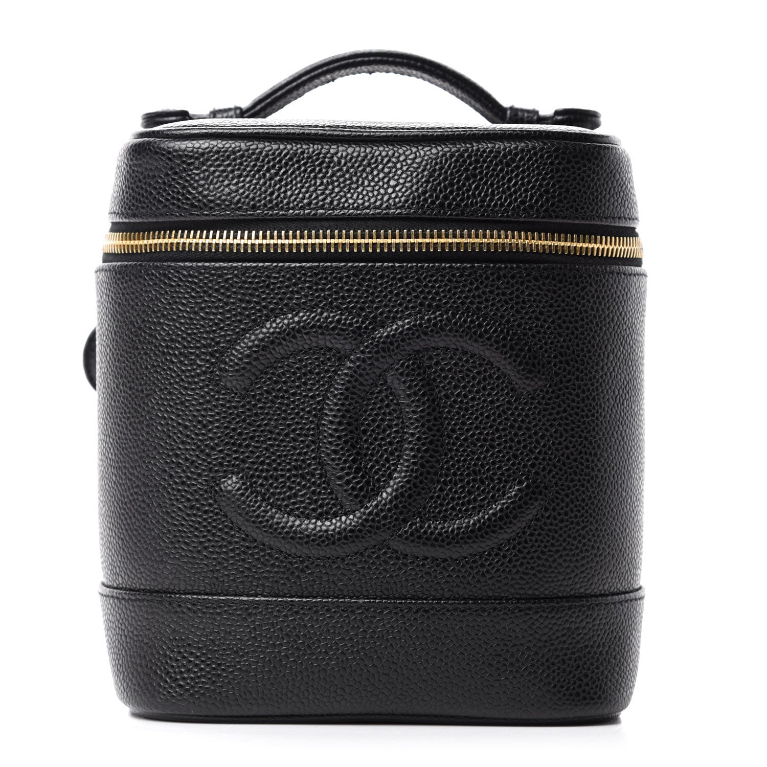 Chanel Caviar Cosmetic Vanity Bag Black 1 of 8