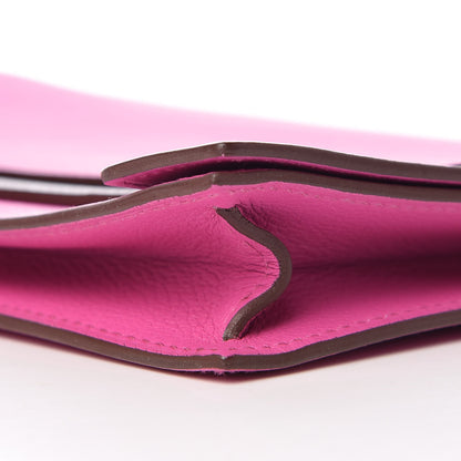 Hermes Evercolor Evergrain Multiplis Clutch Magnolia Havane 9 of 10