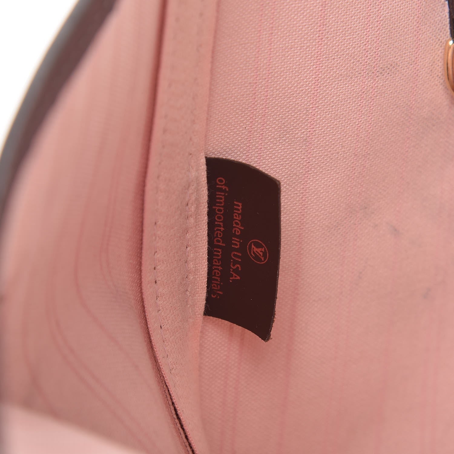 Louis Vuitton Damier Ebene Neo Neverfull MM Rose Ballerine 7 of 16
