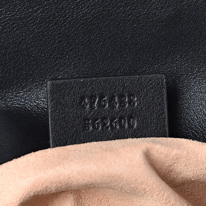 Gucci Calfskin Matelasse Super Mini GG Marmont Shoulder Bag Black 7 of 11