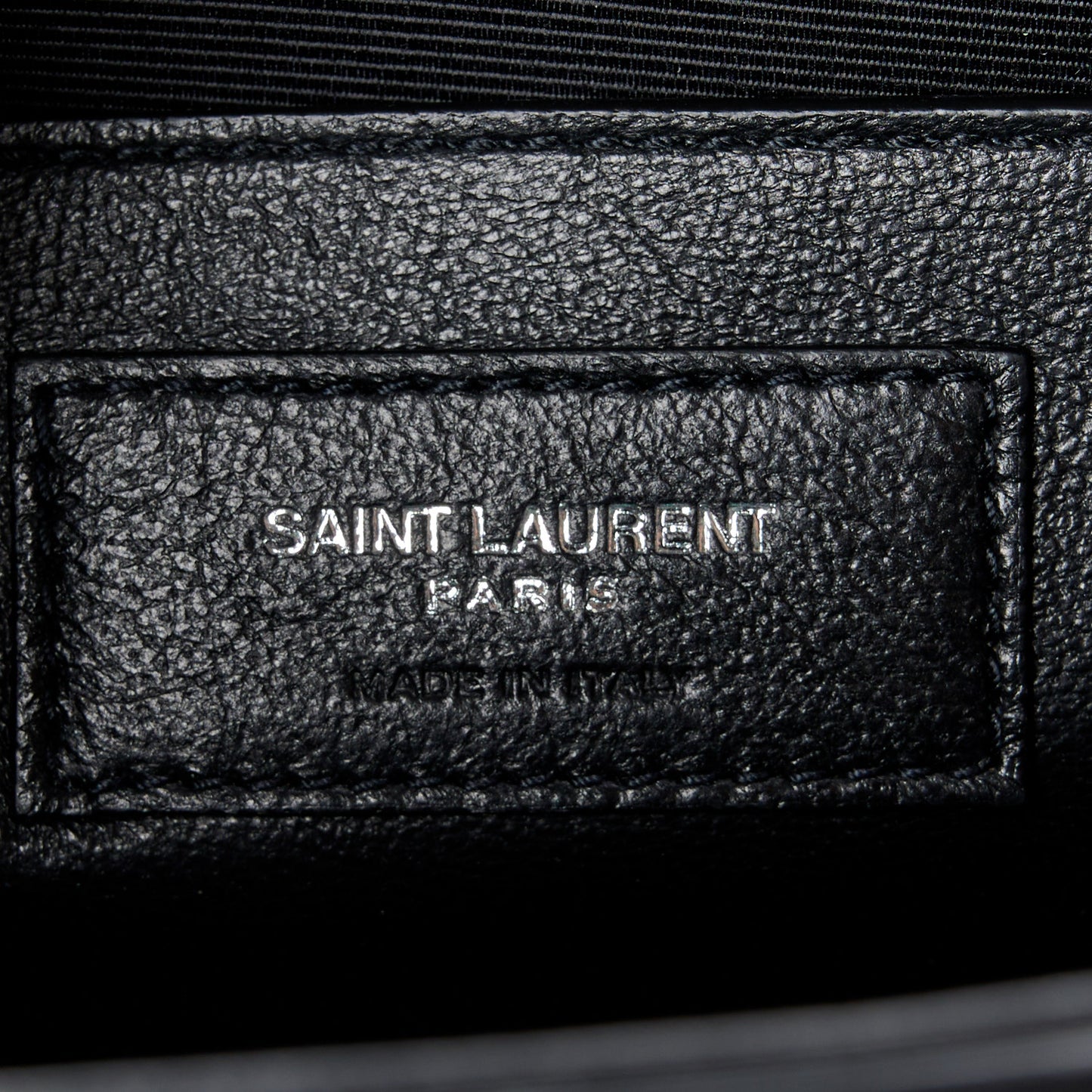 Suede Medium Classic Monogram Kate Tassel Satchel Black