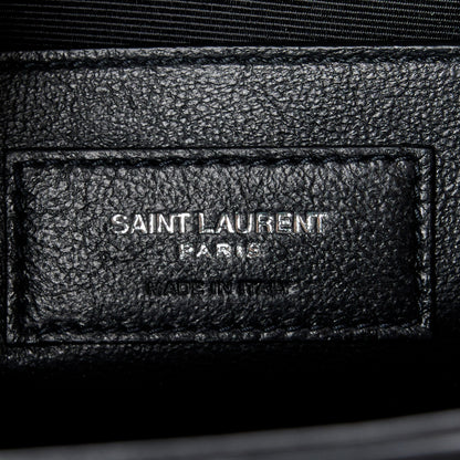Saint Laurent Suede Medium Classic Monogram Kate Tassel Satchel Black 7 of 12