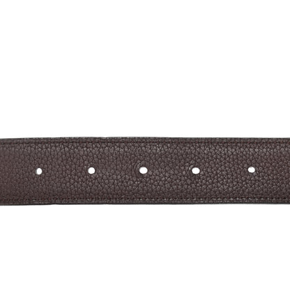 Hermes Box Togo 32mm H Belt 110 Black Chocolate 4 of 6