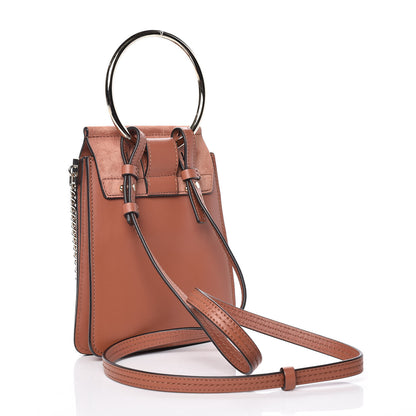 Chloe Suede Calfskin Mini Faye Bracelet Bag Waterlily 3 of 9