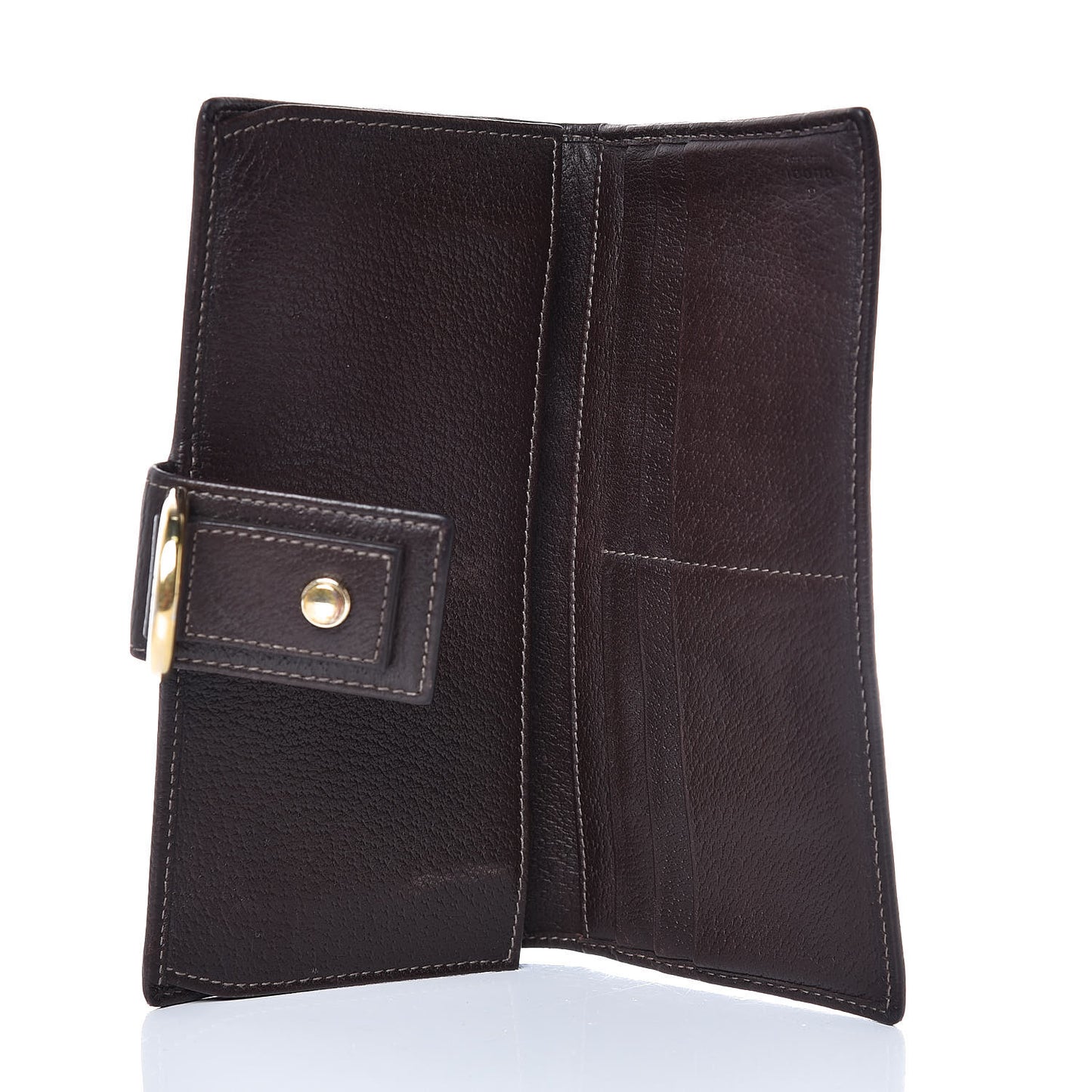 Monogram D Ring Wallet Chocolate