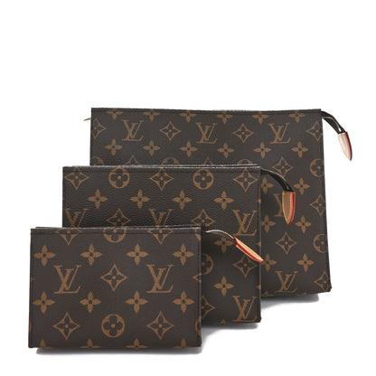 Louis Vuitton Monogram Trio Toilet Pouch Set 1 of 17