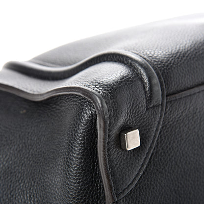 Celine Drummed Calfskin Mini Luggage Black 11 of 13