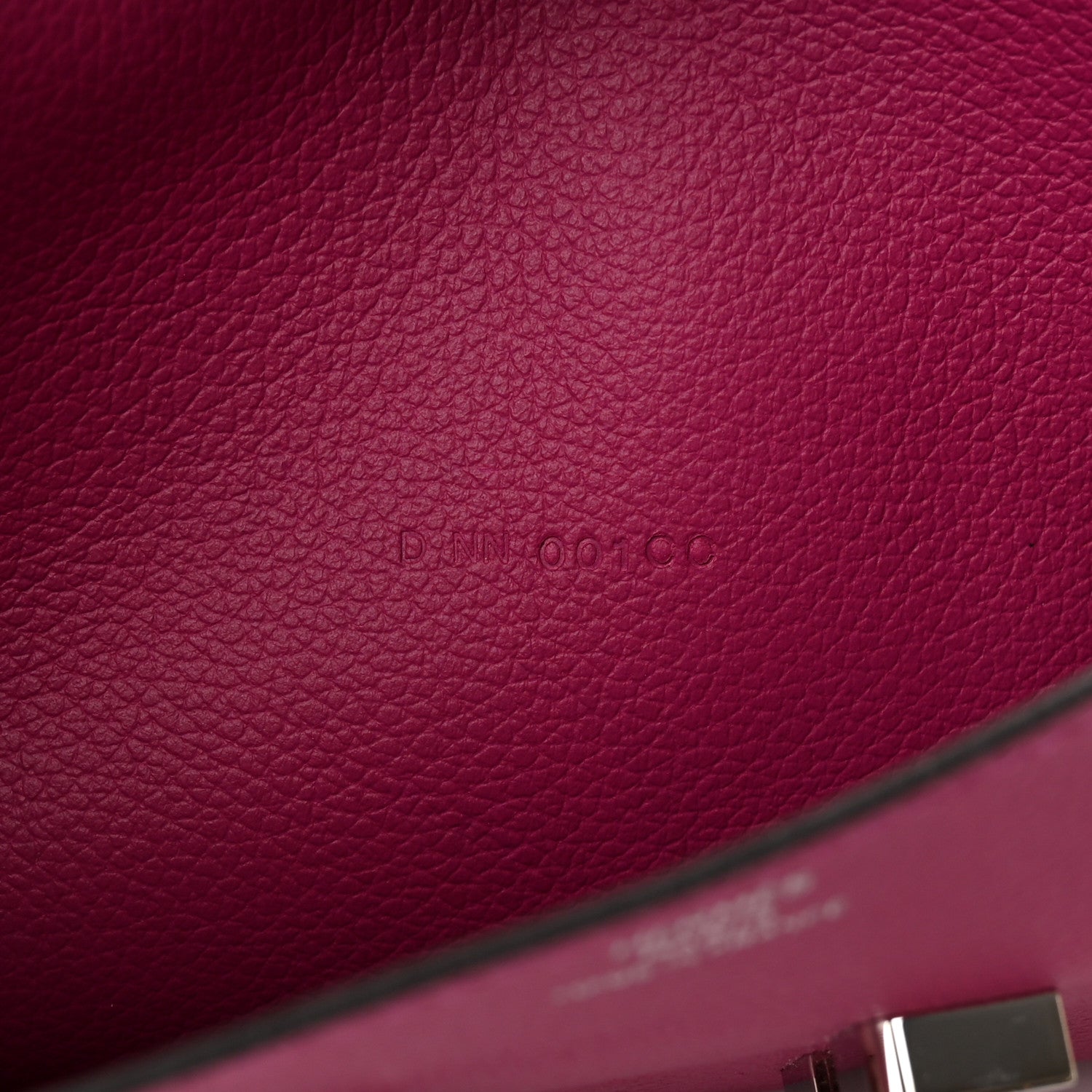 Hermes Evercolor Constance Long Wallet Rose Pourpre 7 of 8