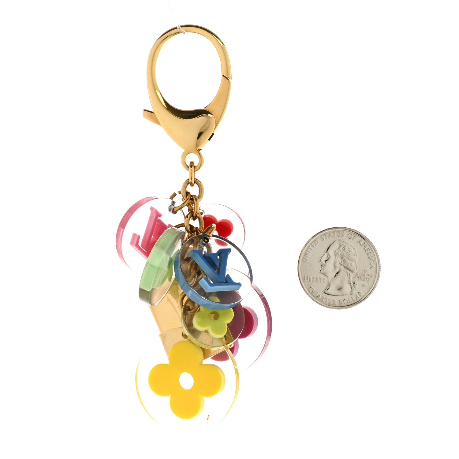 Louis Vuitton Resin Candy Fleurs Bag Charm Multicolor 2 of 5