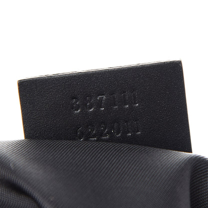 Gucci GG Supreme Monogram Web Messenger Bag Black 7 of 9