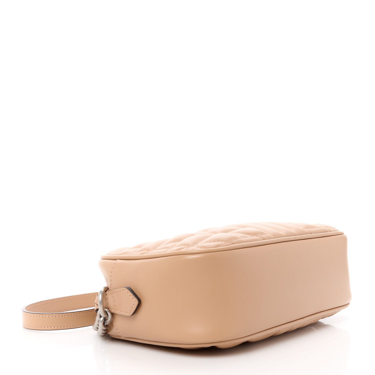 Gucci Calfskin Matelasse Aria Small GG Marmont Chain Shoulder Bag Camelia 4 of 12