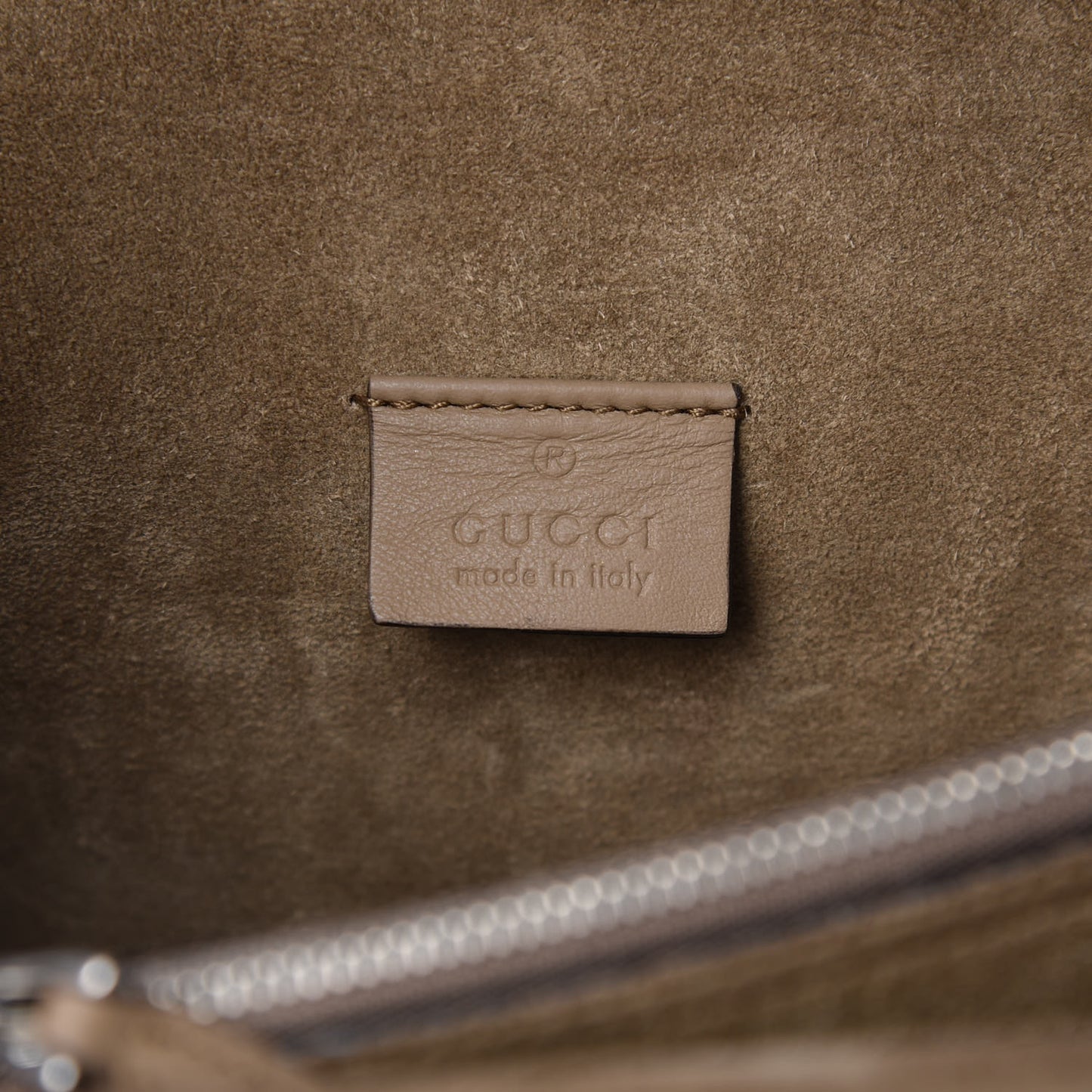 GG Supreme Monogram Small Dionysus Shoulder Bag Taupe