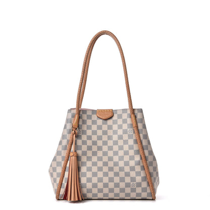 Louis Vuitton Damier Azur Propriano Rose Ballerine 1 of 17