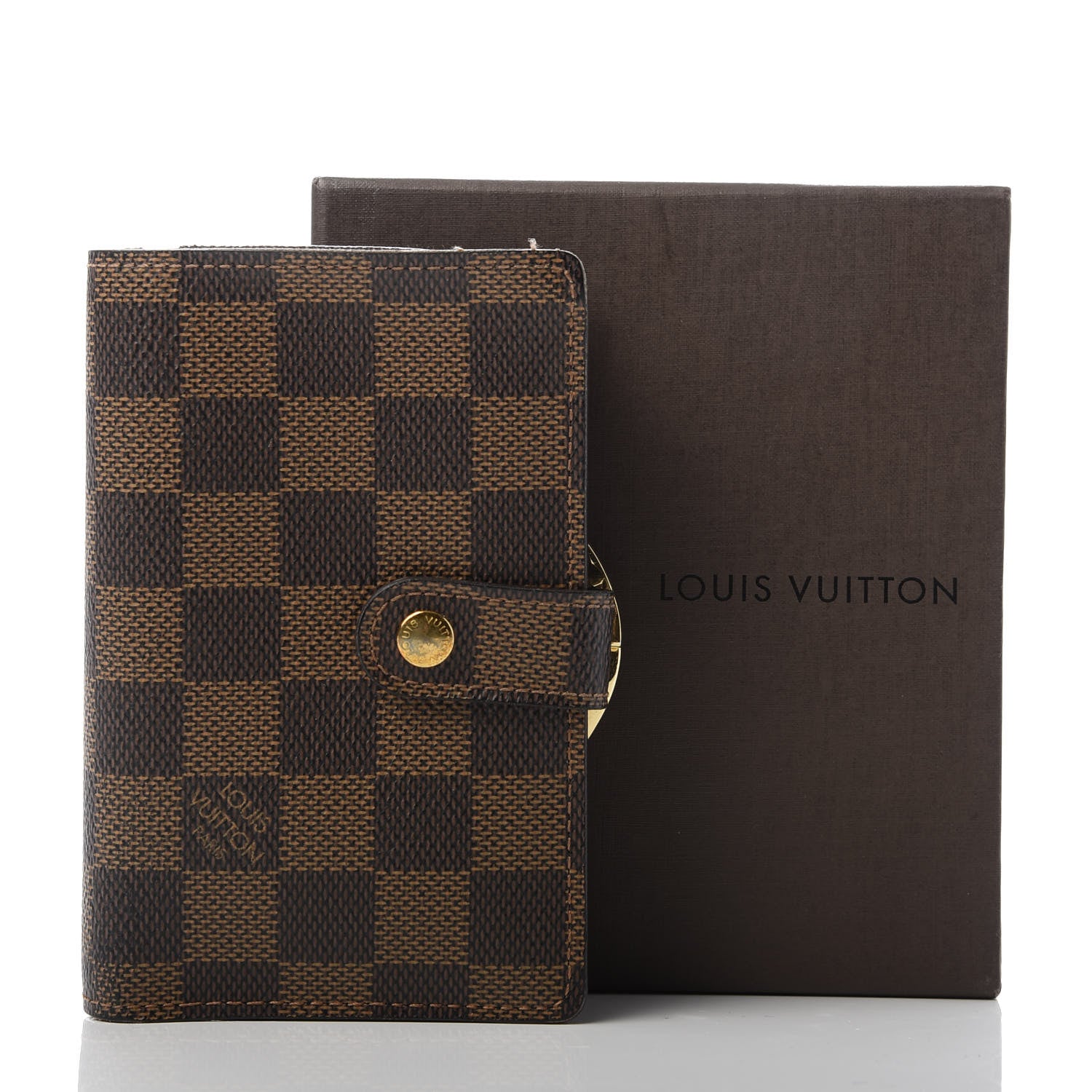 Louis Vuitton Damier Ebene French Purse Wallet 10 of 10