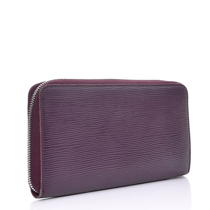 Louis Vuitton Epi Zippy Organizer Wallet Cassis 3 of 8