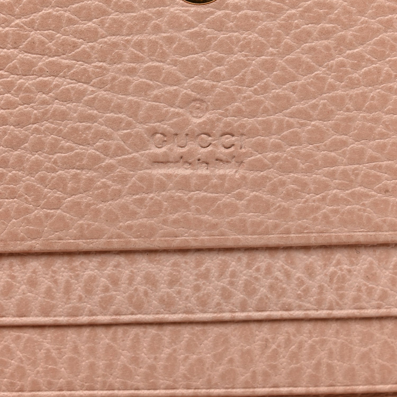 Gucci Dollar Calfskin GG Marmont Card Case Perfect Pink 6 of 7