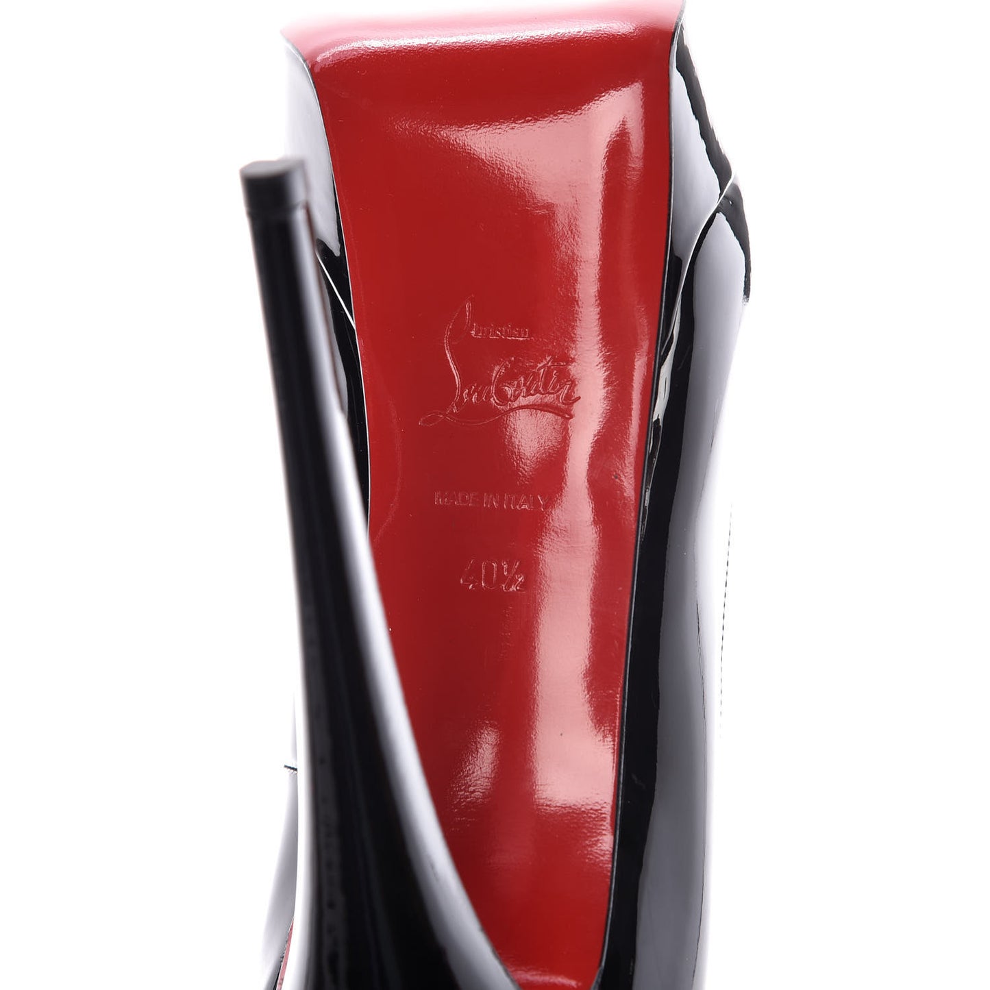 Patent Lady Peep 150 Pumps 40.5 Black