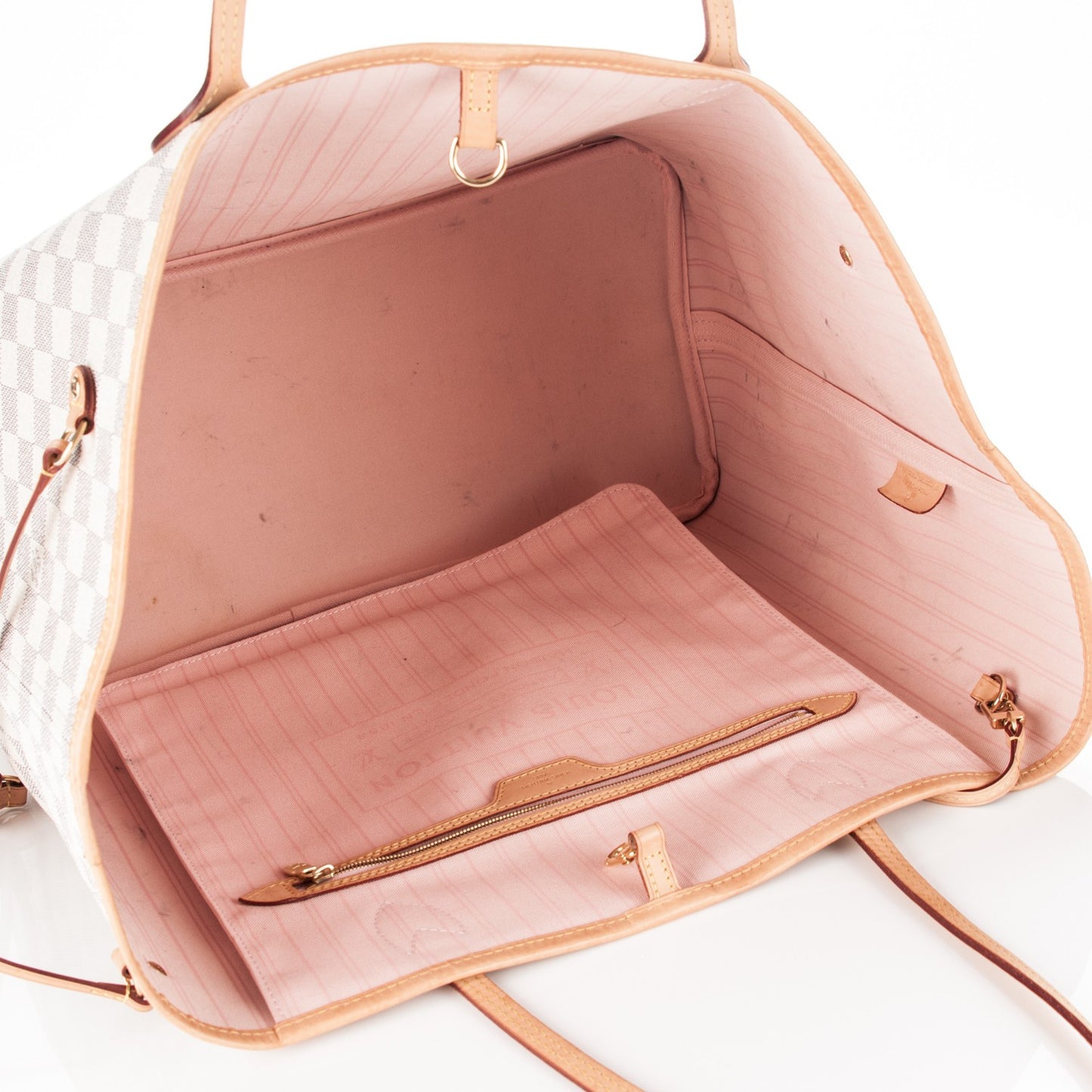 Damier Azur Neo Neverfull GM Rose Ballerine