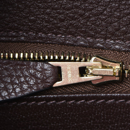 Hermes Togo Kelly Retourne 25 Chocolate 31 of 39